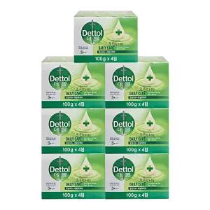 데톨 비누 데톨 데일리케어 비누 100g x4입 x7개(총28개)