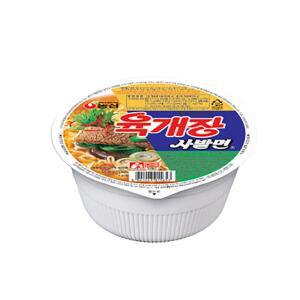 농심 육개장 사발면 24개입