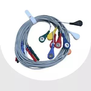 스냅전극 s타입 1.5파이 케이블전극 심전도 근전도 ECG EMG