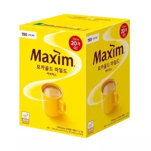 맥심 모카골드 마일드 170T+20T 총190T