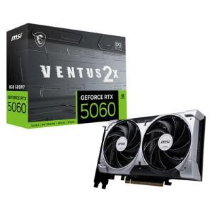 MSI 지포스 RTX 5060 벤투스 2X OC D7 8GB  정품 그래픽카드 무상 AS 3년 NVIDIA