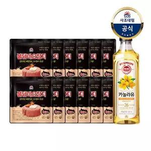 [사조대림] 불닭마요참치 파우치 100g x12개 (+카놀라유 500ML x1개 증정)