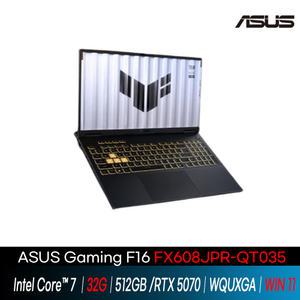 ASUS TUF Gaming F16 FX608JPR-QT035 /SSD 512GB // i7/ 32G/ RTX5070 / 윈도우11 /GI