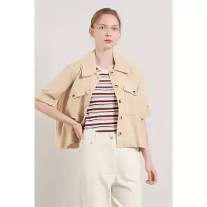 [BCBG](의정부점)올앤선드리 A 린넨 블랜드 JK (A5M3G171)