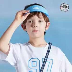 [노스페이스] [노스페이스키즈 공식] NE3CR02V 키즈 유브이 선 캡_ICE BLUE