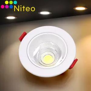 색변환 에코 COB 다운라이트 3인치 8w 플리커프리 방습 LED 매입등 매립등