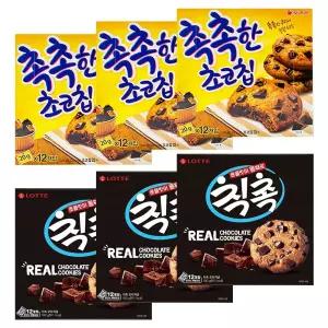 칙촉 180g+촉촉한 초코칩 240g 3개씩 (총 6개)