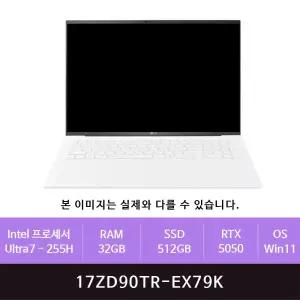 LG전자 그램 프로17 17ZD90TR-EX79K Win11설치(zoaa)
