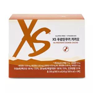 암웨이 XS 푸로틴쿠키 카카오 5팩 단백질쿠키 식이섬유 글루텐프리