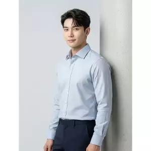 [파크랜드]블루 멜란지 코트나 셔츠 A5DL2310079A_P416992255