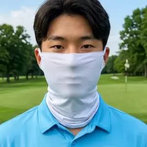 (국산) 사계절 쿨링 자외선차단 튜브나인 쿨 엑스 이어루프 자전거  마스크- 등산 스포츠 낚시 골프 얼굴햇빛가리개