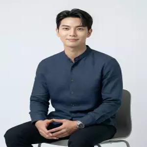 [BY파크랜드][오스틴리드]챠콜 린넨라이크 긴팔 차이나셔츠-A5XE2310010B