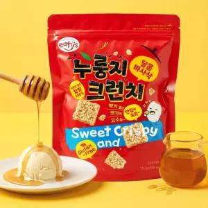 [이더스] 달콤 바사삭 누룽지 크런치 110g 5팩