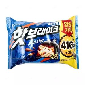 [J4L] 핫브레이크 미니 초코바 416gx1개 대용량 어린이 사무실 탕비실 간식 기념일 이벤트 모임