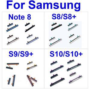 켜기/끄기 전원 버튼 및 볼륨 버튼, 삼성 갤럭시 S8 S9 S10 플러스 + 노트 8 측면 키 교체 부품
