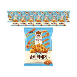 농심 빵부장 솔티꽈배기 55g, 16개