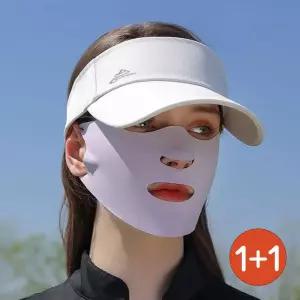 페이스커버 마스크 2개 5색상 야외 골프 러닝 자외선차단 안면 햇빛가리개