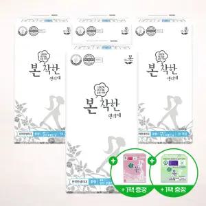 유기농본 착한 생리대 유기농 순면커버 중형 30P x 4팩