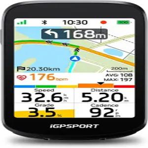 iGPSPORT BSC500 GPS 자전거 컴퓨터 3.3인치 터치스크린 MAP 및 음성 내비게이션 전기 모드 등반 훈련 기능