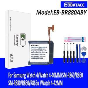 2026년 배터리 EB-BR880ABY 갤럭시 호환 워치 4 40mm/42mm R865U용 R870 SM-R875U + 도구용