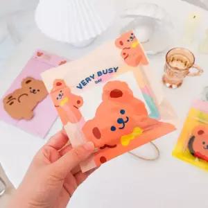 포장봉투 비닐 지퍼백 구디백 선물 케이크베어 포장 봉투 캐릭터 다용도 지퍼백 소분 비닐 악세사리