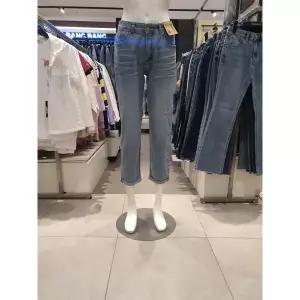 [롯데백화점]뱅뱅 여성 쎄미 배기 스판 청바지 NQI371