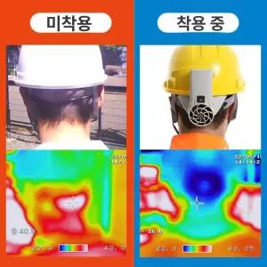 픽노바 안전모선풍기 장착형 부착형 선풍기안전모