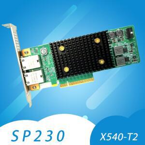 랜선젠더 SP230 인텔 INTEL X540 10G 칩셋 네트워크 RJ45 X8 포트 10GBPS 구리 PCIEX8 카드 호환 PCIE 듀얼 PCIEX16 이더넷