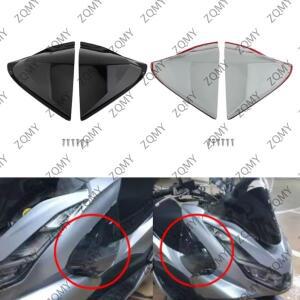 혼다 PCX125 2021-2024용 1쌍 오토바이 전면 사이드 레그 가드 프로텍터 윈드쉴드 윈드 디플렉터