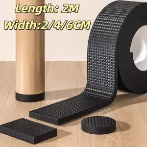 두꺼운 6mm 미끄럼 방지 가구 패드 EVA 무음 매트 범퍼 댐퍼 발 커버 자체 접착식 테이블 의자 보호