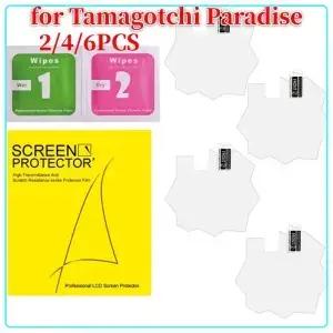 다마고치 파라다이스 게임기용 2/4/6개 화면 보호 필름 소프트 T 스크래치 방지 비산