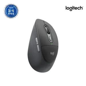 로지텍코리아 공식 M850L 인체공학 무소음 핸드쿠션 무선마우스 그라파이트