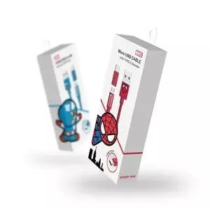 마블 usb 고속 충전기 2in1 충전 케이블 5핀 c타입 1m (W27F485)