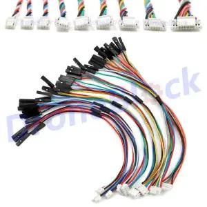 픽스호크 5개 JST GH 125-Dupont 254 Pixhawk 6C 6X 4 Pixracer CUAV 큐브 비행 용 케이블 실리콘 와이어
