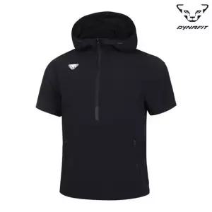 다이나핏 YUM24603Z1 캐주얼룩 오버핏 남녀공용 제로 퓨즈 피스테 반팔 아노락 블랙 Z1 LE1220895701
