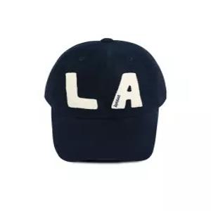 린에비뉴 블록 LA 체인 스티치 볼캡 - 딥 네이비 모자 48