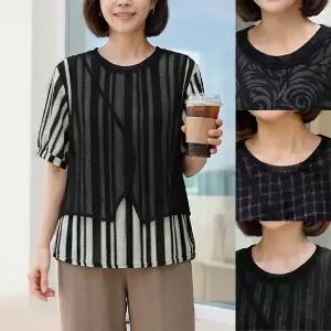 [엄마옷 로즈맘] 키시레이어드블라우스