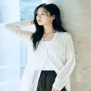 셀렙샵에디션 celebshopedition 2PACK 26SS 크로쉐 롱 가디건