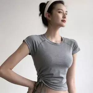 [하프클럽/]여성 반팔티 여름 라운드티 루즈핏 통기성 냉감 쿨링 시원한