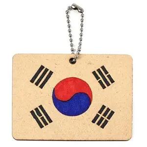 [하프클럽/]자동차 팬던트 나무 태극기 핸드폰 가방 열쇠고리