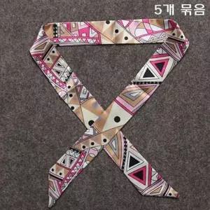 [룽스_65]쁘띠 반다나 스카프 (5개묶음)