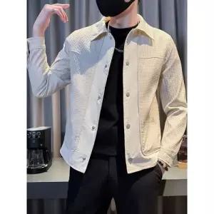 샤오원샵 남성 가을 봄 자켓 바람막이 코트 키작남 점퍼 꾹1