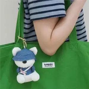 [하프클럽/]가방 강아지 키링 귀여운 강아지 인형 키링 열쇠고리 에어팟