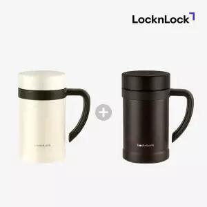 락앤락 1+1 머그 텀블러 보온 보냉 스텐 머그컵 손잡이 500ml /1+1 행사중1323825