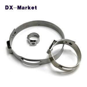 54.3mm-75.5mm   304 스테인레스 스틸 싱글 이어 클램프 클립  SUS304 클램핑 밴드 수도관 호스 C014