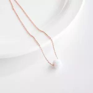 14k 8mm 합성오팔 목걸이 OPPN0205