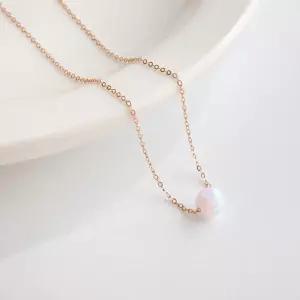 14k 6mm 합성오팔 목걸이 OPPN0204
