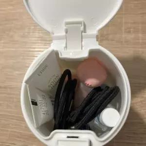 [하프클럽/]화장솜 면봉 정리함 보관함 뚜껑 수납함 케이스 서랍