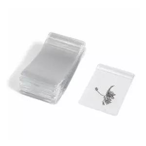 [하프클럽/]투명 악세사리 보관 지퍼백 7x10cm 100P 휴대용 주얼리 파우치