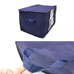 [하프클럽/]정리 옷장 침구 의류 남색 가로형 이불 이불파우치